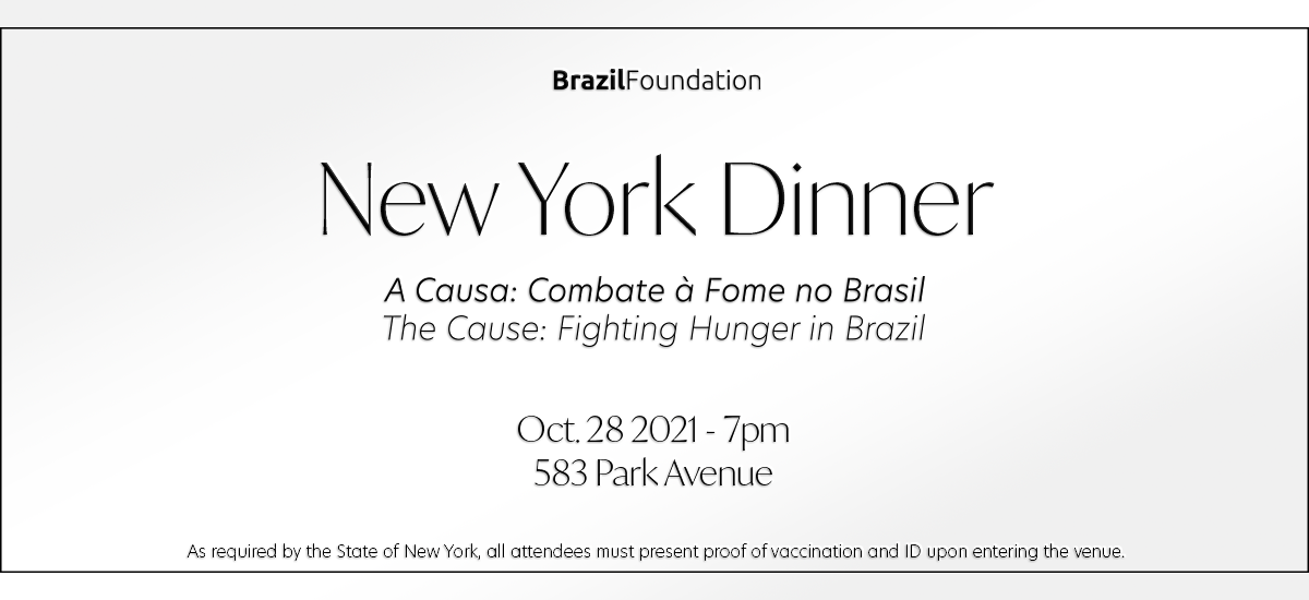 BrazilFoundation Dinner New York 2021 BANNER